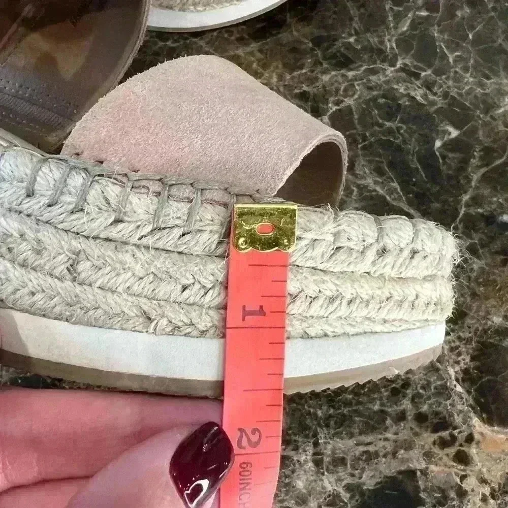 Dolce Vita Mauri Espadrilles Sandal Peach Size 7.5M